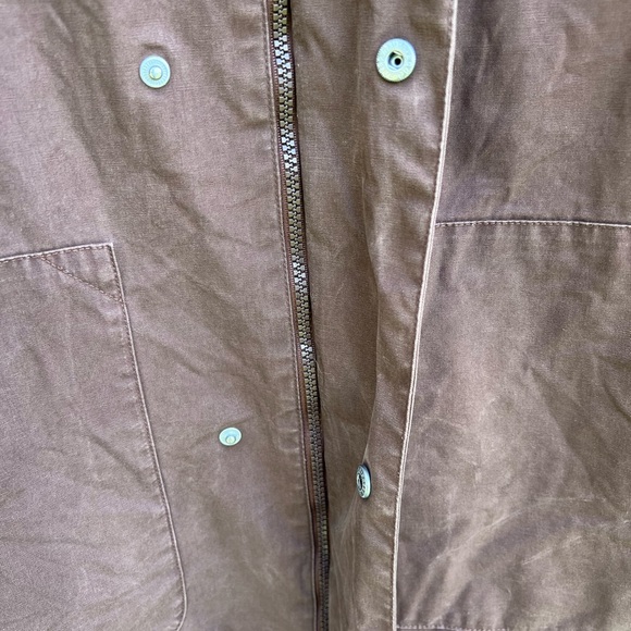 Chaps Barn Upcycled Brown Western Ranch Horse Jacket Large - Picture 8 of 10